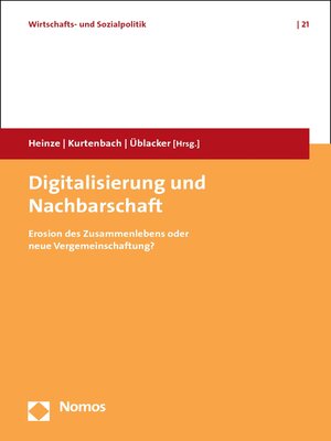 cover image of Digitalisierung und Nachbarschaft